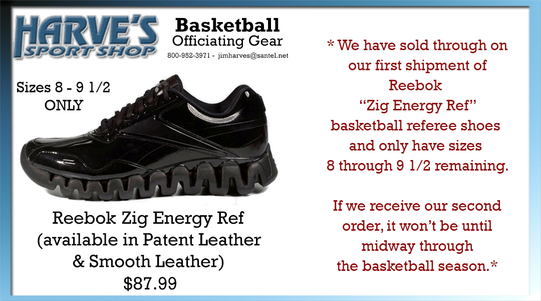 reebok zig energy referee shoes